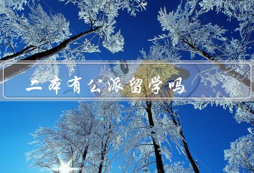 二本有公派留学吗（定义、情况、优势与劣势）