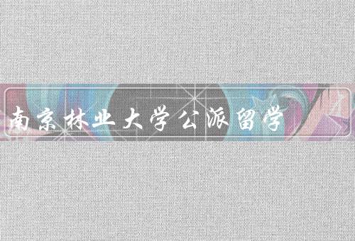 南京林业大学公派留学（公派留学的机会／丰富的学术交流）