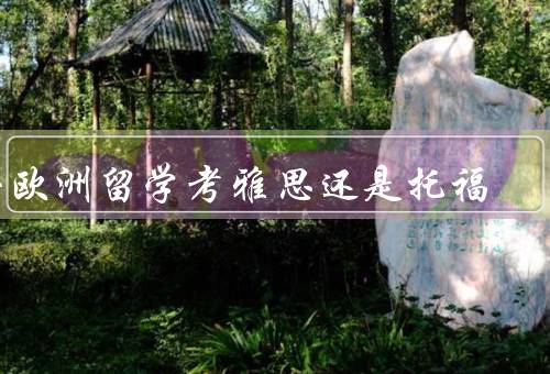 去欧洲留学考雅思还是托福（考试难度／考试内容／国家要求）