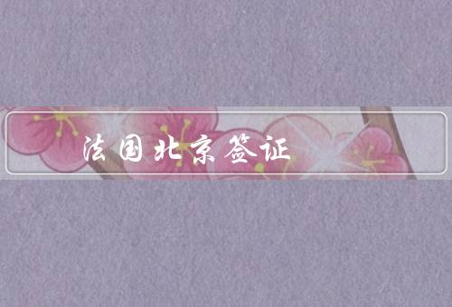 法国北京签证中心，办理签证的便利性、专业的签证服务