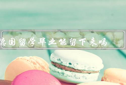 德国留学毕业能留下来吗，留学期间的学习与实习机会