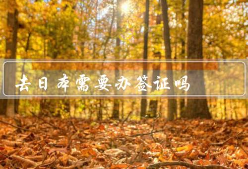 去日本需要办签证吗（政策／旅游／申请流程）