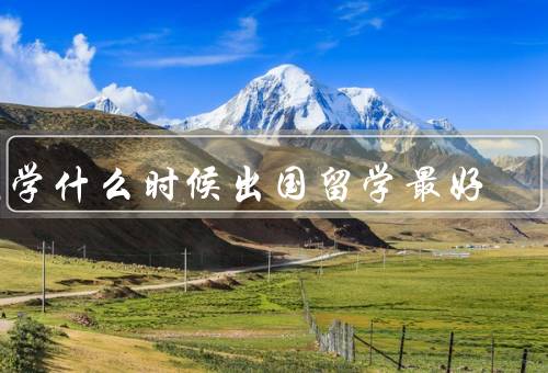 大学什么时候出国留学最好，教育资源／语言能力／职业发展